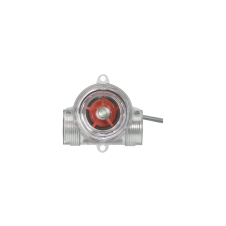 Dwyer Instruments Polycarbonate sight flow indicator only, range 3-35 GPM (11.4-132.5 LPM), 3/4" female NPT. SFI-801-3/4
